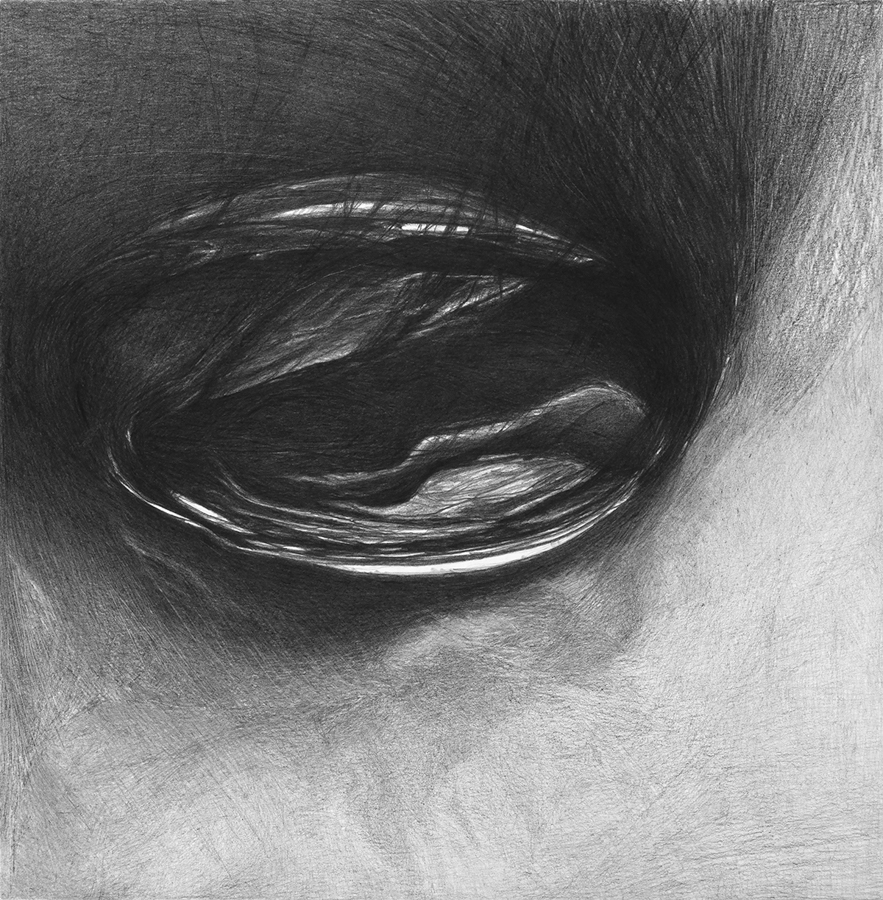 black and white pencil drawing