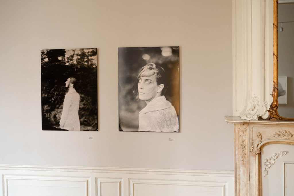 wetplates in an exhibition, portaits of woman